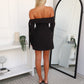 CHLOE MINI DRESS - BLACK