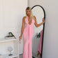 BRYSON HALTER MAXI DRESS - PINK