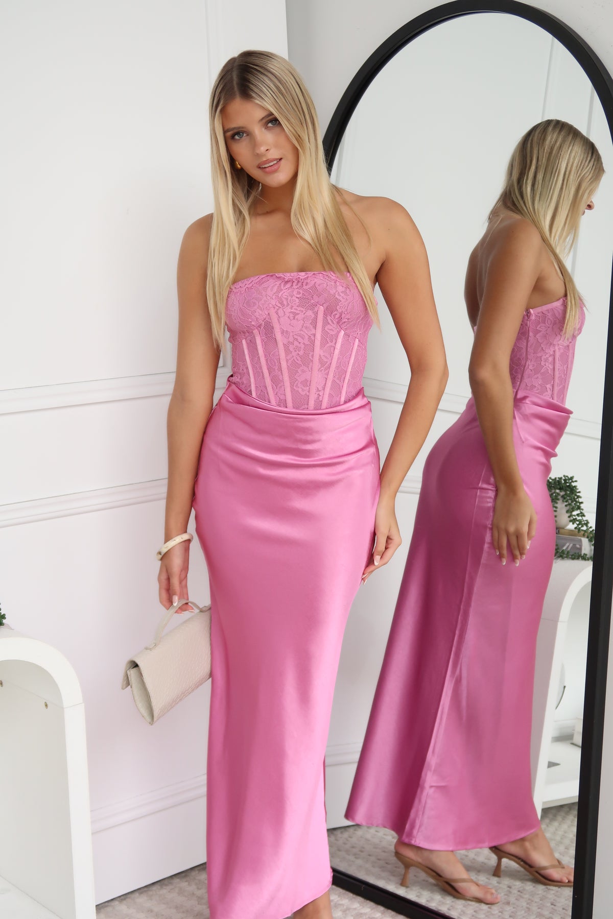 ROSE MAXI DRESS - PINK