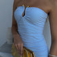 KIRRA MAXI DRESS - BABY BLUE