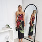AMARA MAXI DRESS - BLACK FLORAL