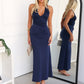 CARMEN LACE MAXI - NAVY