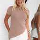 CLEO KNIT TOP - MOCHA
