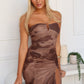 NAKARI MAXI DRESS - CHOCOLATE