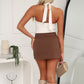 CALI SKIRT - CHOCOLATE