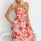 JULIET FLORAL MAXI DRESS - RED