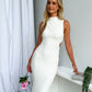 LORETTA MAXI DRESS - WHITE