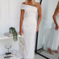 ROSALINE MAXI DRESS - WHITE