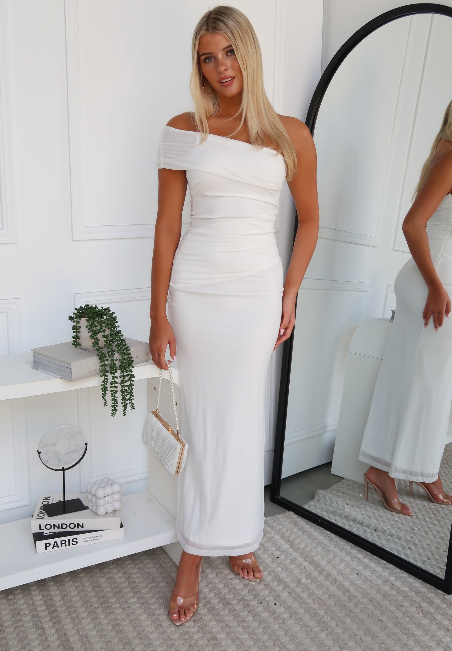 ROSALINE MAXI DRESS - WHITE
