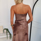 NAKARI MAXI DRESS - CHOCOLATE