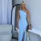 LORRAINE MAXI DRESS - BABY BLUE