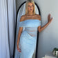 SIERRA MAXI DRESS - BABY BLUE
