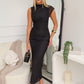 DELTA MAXI DRESS - BLACK