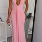 BRYSON HALTER MAXI DRESS - PINK
