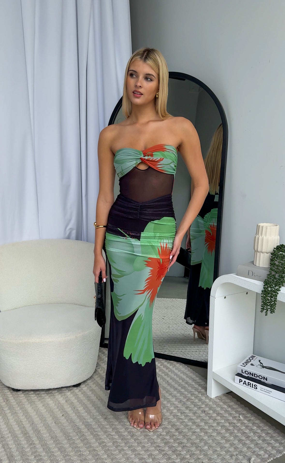 JAILA FLORAL MAXI DRESS