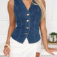 SABEL TOP - BLUE DENIM