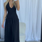 AMBER MIDI DRESS - BLACK