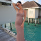 HELENA MAXI DRESS - MOCHA