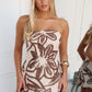 JULIET MINI DRESS - BEIGE