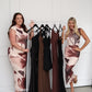 CARLA MAXI DRESS - BEIGE FLORAL
