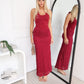 KLARA MAXI DRESS - WINE