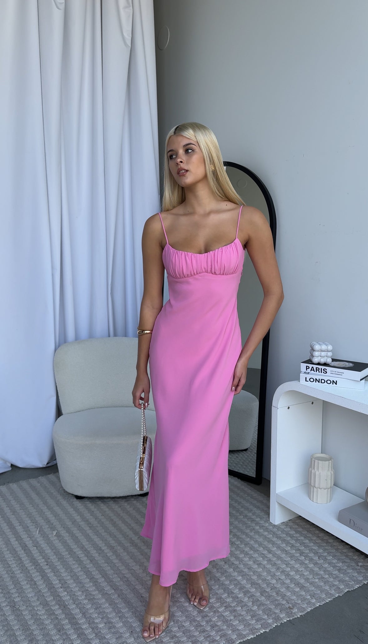 NEVADA MAXI DRESS - PINK