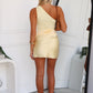ALLERA MINI DRESS - LEMON