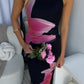 GABRIELLA FLORAL MAXI DRESS - BLACK FLORAL