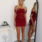SIERRA MINI DRESS - WINE