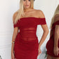 SIERRA MINI DRESS - WINE