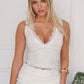 NAURICE LACE TOP - WHITE