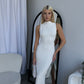 LORETTA MAXI DRESS - WHITE