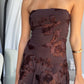 CALISTA MINI DRESS - CHOCOLATE