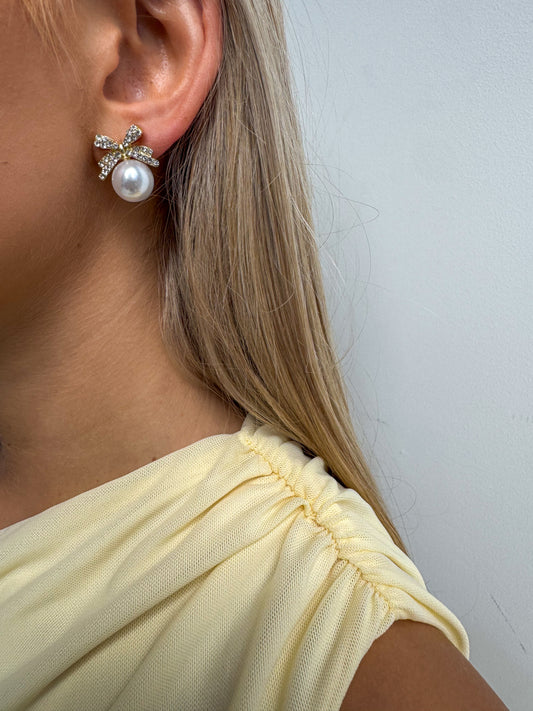 BOW EARRINGS - GOLD