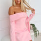 CHLOE MINI DRESS - PINK