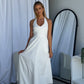 MIELLA HALTER MAXI - WHITE