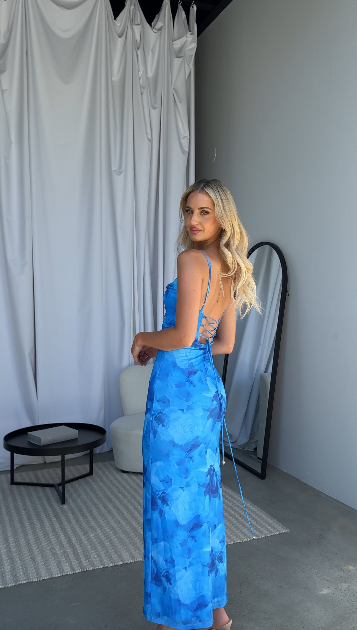 ARIANA MAXI - BLUE FLORAL