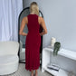 NATALIA MAXI DRESS - WINE