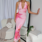 HUDSON MAXI DRESS - FLORAL PINK