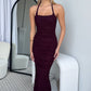 CIENNA MAXI DRESS - PLUM