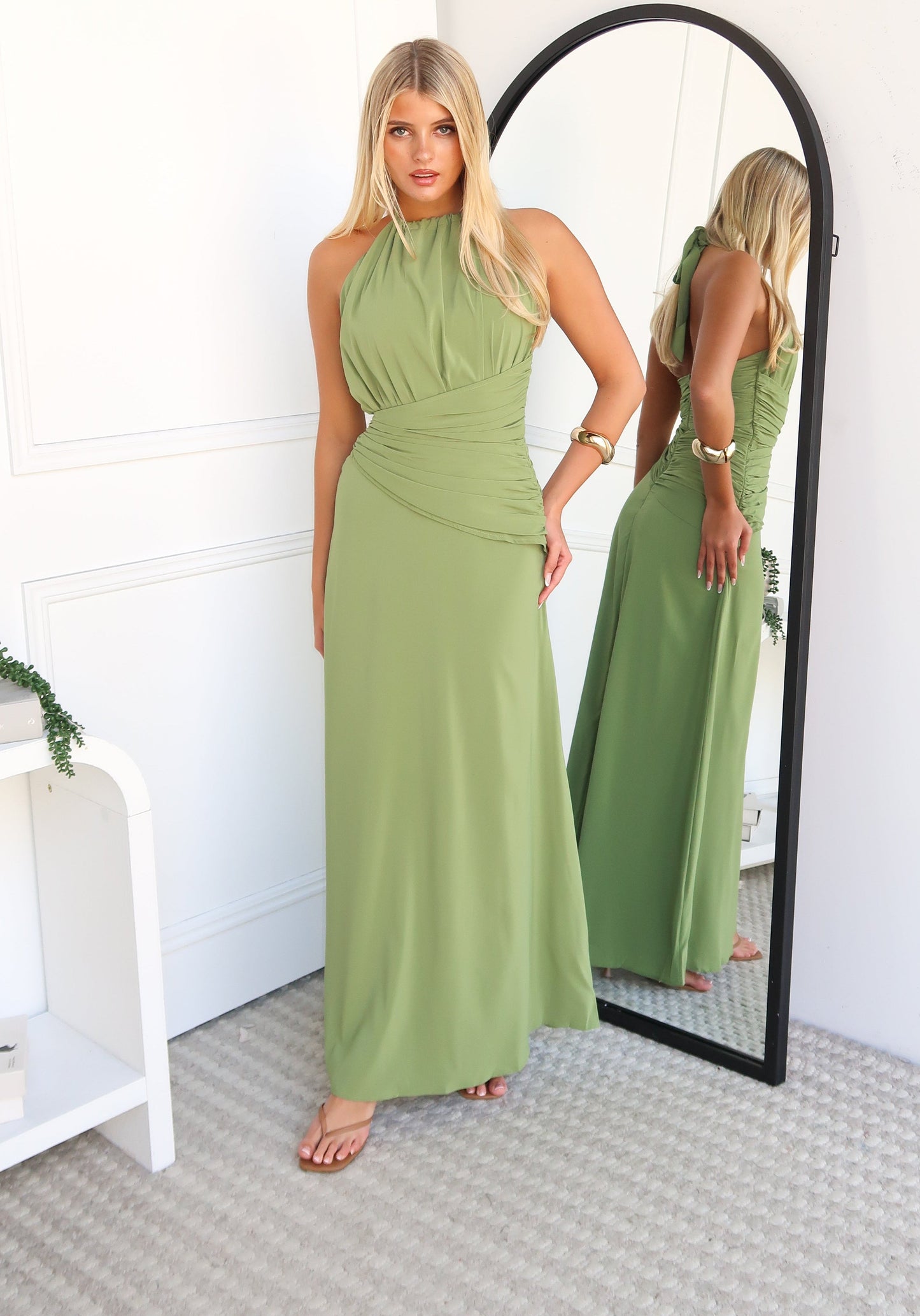 FLORENCE MAXI DRESS - SAGE