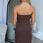 KIRRA MAXI DRESS - CHOCOLATE