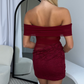 SIERRA MINI DRESS - WINE