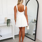 CAMILLE MINI DRESS - WHITE