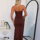 TATUM MAXI DRESS - CHOCOLATE
