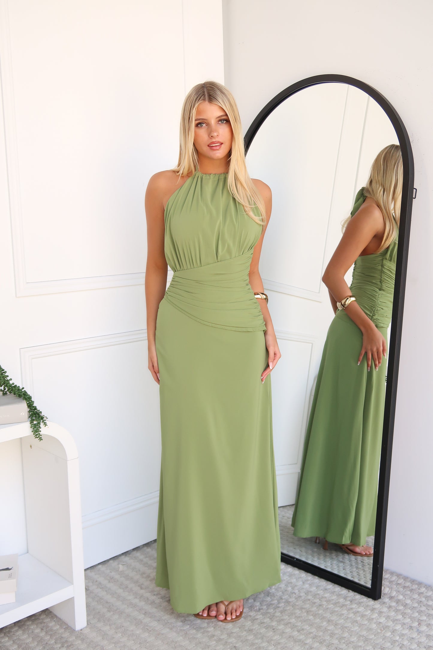 FLORENCE MAXI DRESS - SAGE