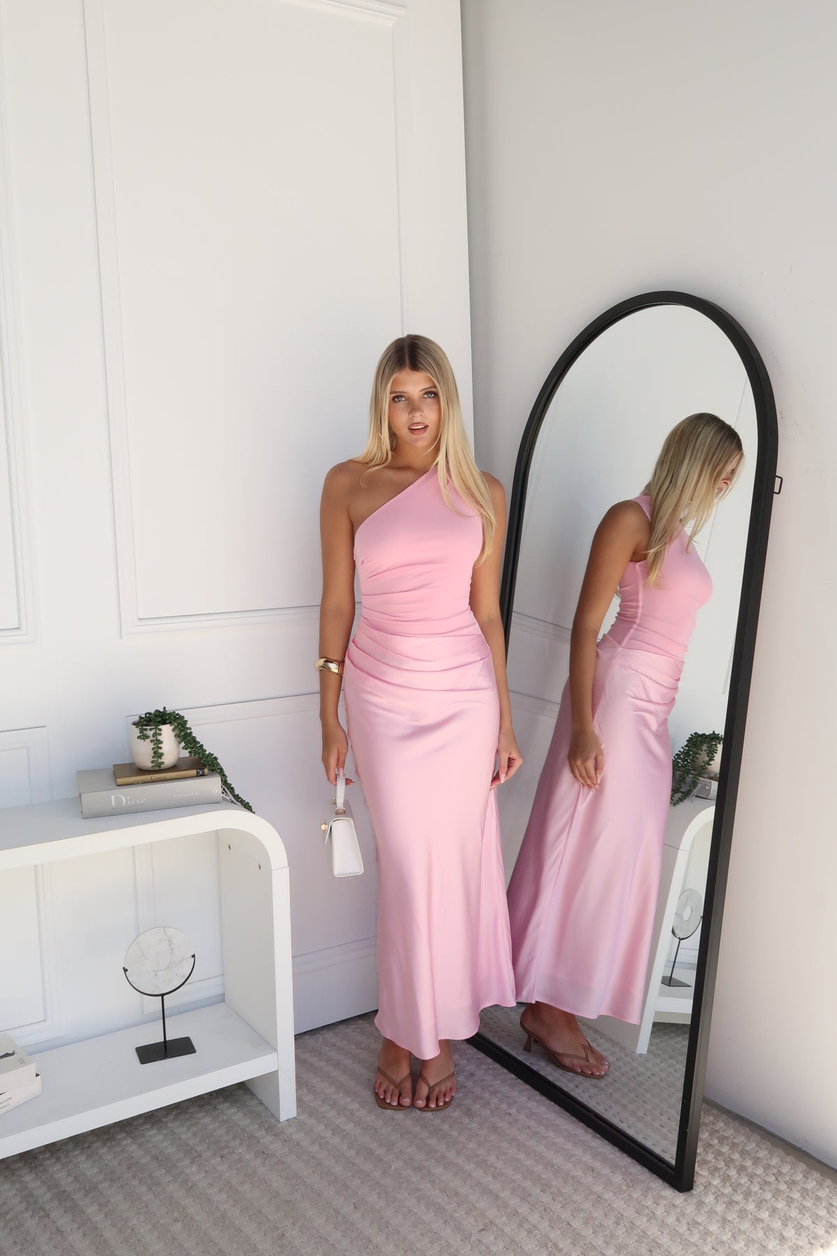 ALLERA MAXI DRESS - BABY PINK