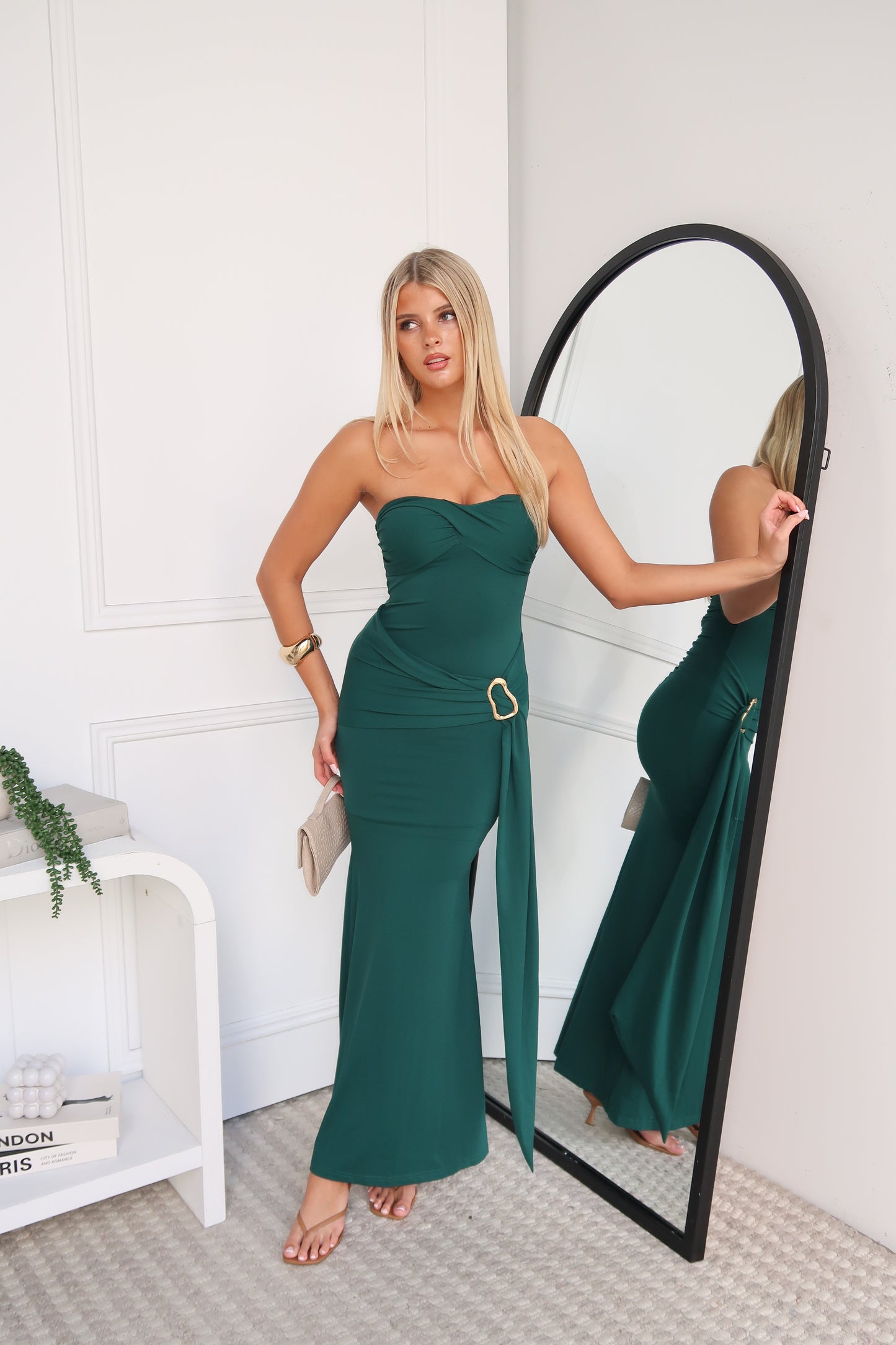 TATUM MAXI DRESS - TEAL
