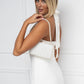 CASSIE PEARL BAG - WHITE