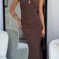 KIRRA MAXI DRESS - CHOCOLATE